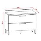 Balcão 120cm Com Tampo 1 Porta Basculante 1 Gaveta Viv 945 Co