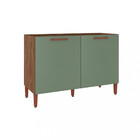 Balcão 120cm Sem Tampo 2 Portas San Marino Atualle