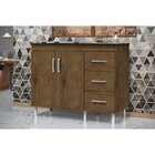 Balcão 120cm Tampo Fechado Canadense Jequitiba