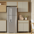 Balcão 2 Portas 1 Gaveta 120x91x52cm Madeira Carvalho Greige Condessa Nesher