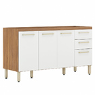 Balcão 150cm Sem Tampo 3 Portas 2 Gavetas Savoy D02 Amendola