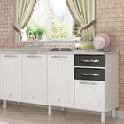 Balcão 160 4 Portas 2 Gavetas Telasul Star New