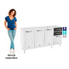 Balcão 160 4 Portas 2 Gavetas Telasul Star New