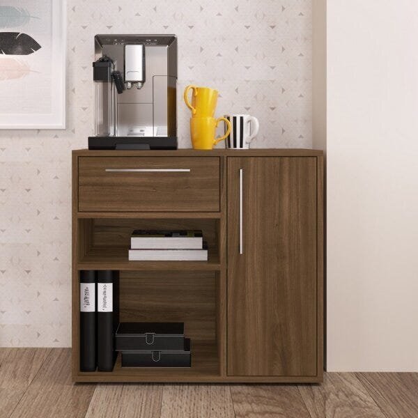 Balcão 1 Porta 1 Gaveta 2 Nichos Est016