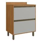 Balcão 1 Porta 1 Gaveta 70cm Mdf Ibiza Multimóveis Cr6025 Nat