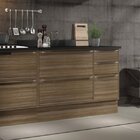 Balcão 1 Porta 1 Gaveta Com Recorte Para Cooktop Calábria Mul