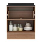 Balcão 1 Porta 1 Gaveta Com Recorte Para Cooktop Calábria Mul