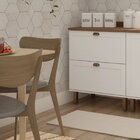 Balcão 1 Porta 1 Gavetão Sem Tampo Iluminata Branco Fosco