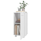 Balcão 1 Porta 1 Prateleira 4 Pés Rodízios Bho 72 Linha Line