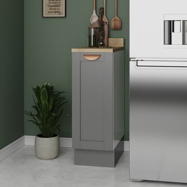 Balcão 1 Porta 30cm Com Tampo Arizona Cabecasa Madeiraorigina