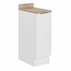 Balcão 1 Porta 30cm Com Tampo Com Rodapé Ipanema Cabecasa Mad