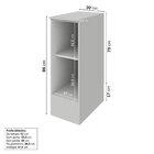 Balcão 1 Porta 30cm Com Tampo Nara Cabecasa Madeiraoriginals