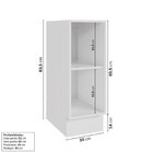 Balcão 1 Porta 30cm Sem Tampo Arizona Cabecasa Madeiraorigina