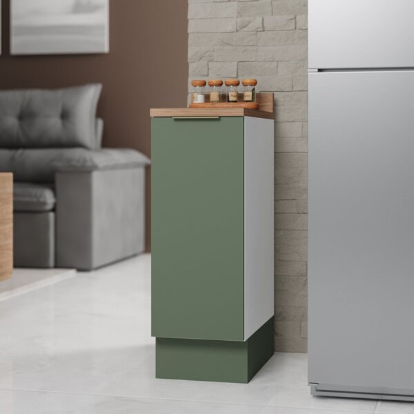 Balcão 1 Porta 30cm Sem Tampo Com Rodapé Ipanema Cabecasa Mad