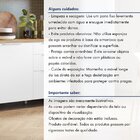 Balcão 1 Porta 3 Gavetas 120cm  100% Mdf Marquesa Branco/natu
