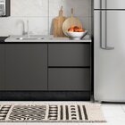 Balcão 1 Porta 3 Gavetas 120cm Flex Sem Tampo Para Pia Desloc