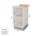 Balcão 1 Porta 40cm Arizona Cabecasa Madeiraoriginals