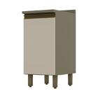 Balcão 1 Porta 40cm Com Tampo Connect - Móveis Henn