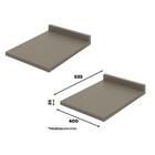 Balcão 1 Porta 40cm Com Tampo Connect - Móveis Henn