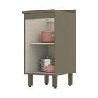 Balcão 1 Porta 40cm Évelin Com Tampo - Móveis Henn