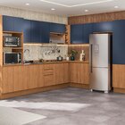 Balcão 1 Porta 40cm X 88cm Cozinha Ciela Canela