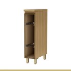 Balcão 1 Porta  Rainha 20cm 100% Mdf Nature/verde