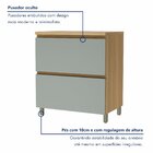 Balcão 1 Porta Basculante 1 Gaveta 80cm  100% Mdf Rainha Natu