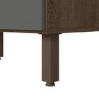 Balcão 1 Porta Basculante De Vidro Kali Premium Com Tampo Mdf