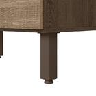 Balcão 1 Porta Basculante De Vidro Kali Premium Com Tampo Mdf