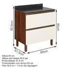 Balcao 1 Porta Basculante E 1 Gavetao Mdf Kali Premium 11873x