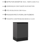 Balcao 1 Porta Com Tampo 58cm 12539 Etna Pln