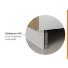 Balcão 1 Porta Com Tampo E Rodapé Ipanema Cabecasa Madeiraori