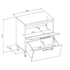 Balcão 1 Porta E 1 Gaveta Atena Linea Brasil