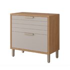 Balcão 1 Porta E 1 Gaveta Luiza Yescasa Freijó/off White