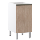 Balcão 40cm Branco 1 Porta Cumaru 82,5x40x53cm Spring Luciane