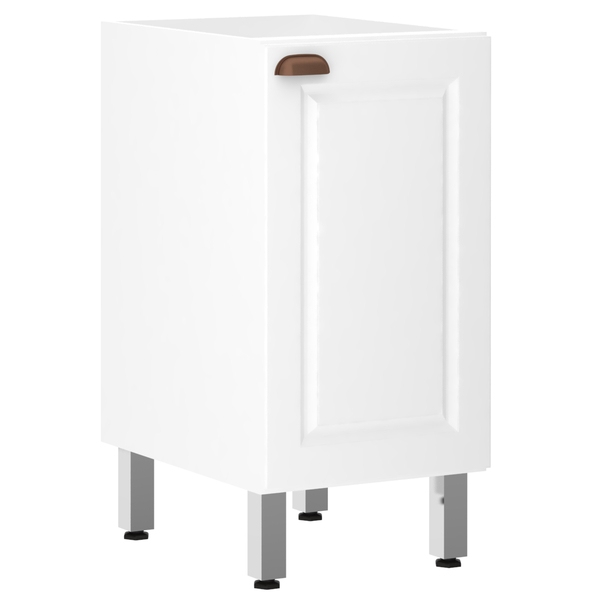 Balcão 40cm(Prof.58,5cm)1 Porta Branco 82,5x40x58,5cm Cristal-Suprema Luciane