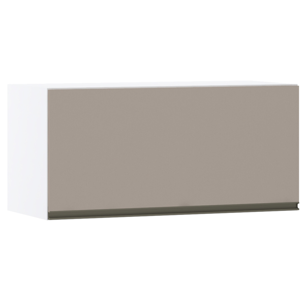 Balcão Canto Reto 80cm Branco 1 Porta Branco 82,5x80x53cm Spring Luciane