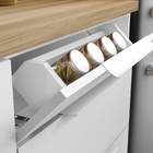 Balcao 1 Porta 3 Gavetas Nesher Marquesa 120Cm 100% Mdf