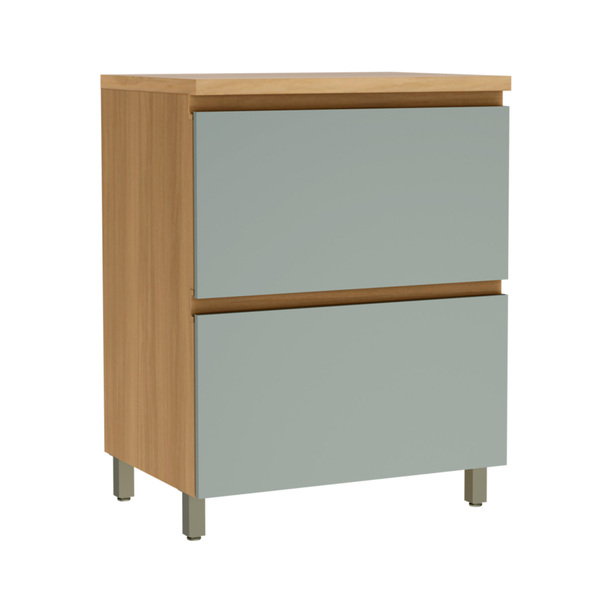 Balcao 1 Porta Bascula 1 Gaveta Nesher Rainha 70Cm 100% Mdf