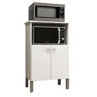 Balcão 2 Fornos Forno E Microondas Com 2 Portas E Prateleira