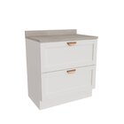 Balcão 2 Gavetões 80cm Arizona Cabecasa Madeiraoriginals