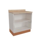 Balcão 2 Gavetões 80cm Com Tampo Arizona Cabecasa Madeiraorig