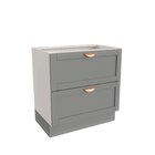 Balcão 2 Gavetões 80cm Sem Tampo Arizona Cabecasa Madeiraorig