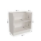 Balcão 2 Gavetões 80cm Sem Tampo Arizona Cabecasa Madeiraorig