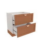 Balcão 2 Gavetões 80cm Sem Tampo Arizona Cabecasa Madeiraorig