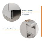 Balcão 2 Gavetões Com Tampo E Rodapé Ipanema Cabecasa Madeira