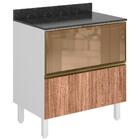 Balcao 2 Gavetoes Corrediças Telescopicas Mdf Kali Premium 12