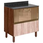 Balcao 2 Gavetoes Corrediças Telescopicas Mdf Kali Premium 12