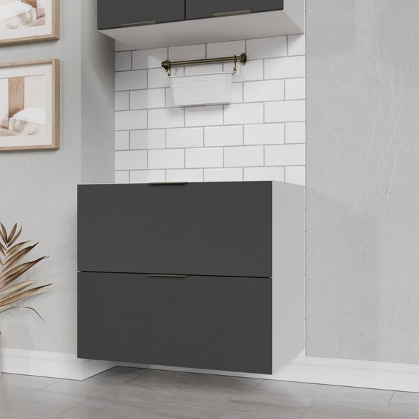 Balcão 2 Gavetões, Gaveta Auxiliar E Puxador 150cm Ipanema Ca