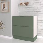 Balcão 2 Gavetões, Gaveta Auxiliar, Tampo, Rodapé E Puxador 1